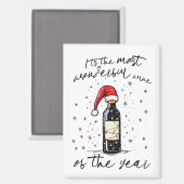 De mooiste wijn van het jaar magneet (Voorkant / Achterkant)