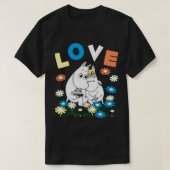 De Moomins Love Snorkmaiden Flowerbed Pullover (Design voorkant)