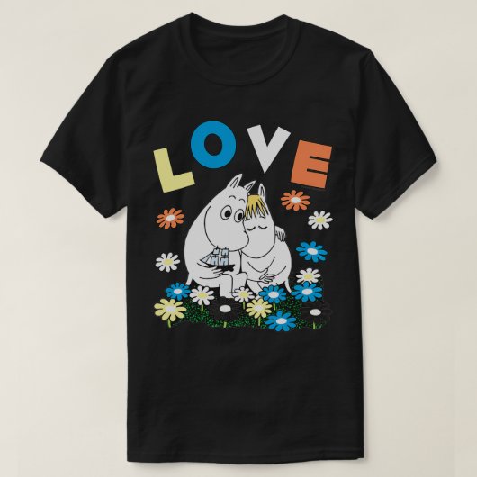 De Moomins Love Snorkmaiden Flowerbed Pullover (Design voorkant)