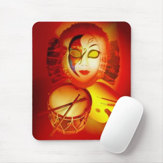 De Moon Drummer Mousepad Muismat (Met muis)