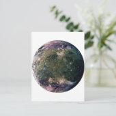 DE MOON-GANYMEDE VAN PLANET JUPITER (zonnestelsel) Briefkaart (Staand voorkant)