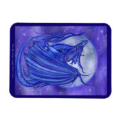 De 'Moon Glow' drakenfantasie van Renee Lavoie Magneet (Horizontaal)