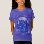 De 'Moon Glow' drakenfantasie van Renee Lavoie T-shirt (Voorkant)