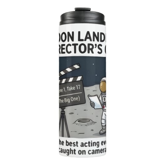 De "Moon Landing: Director’s Cut" Thermosbeker (Voorkant)