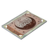 De Moon Tarot Card Celestial Art Notitieboek (Linkerzijde)