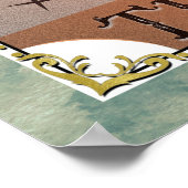 De Moon Tarot Card Celestial Art Poster (Hoek)