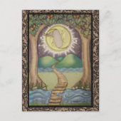 De Moon Tarot-kaart Briefkaart (Voorkant)