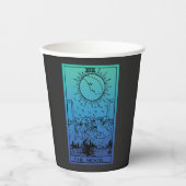 De Moon Tarot Kaart Gradient Paper Cups Papieren Bekers (Voorkant)