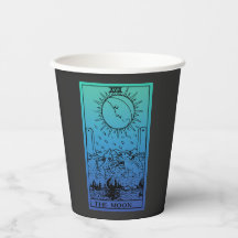 De Moon Tarot Kaart Gradient Paper Cups