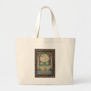 De Moon Tarot-kaart Grote Tote Bag