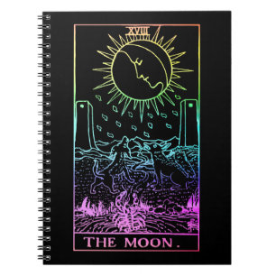 De Moon Tarot-kaart Notitieboek