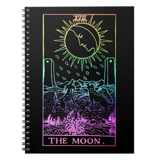 De Moon Tarot-kaart Notitieboek (Voorkant)