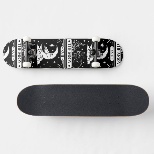 De Moon Tarot Kaart Skateboard (Horizontaal)
