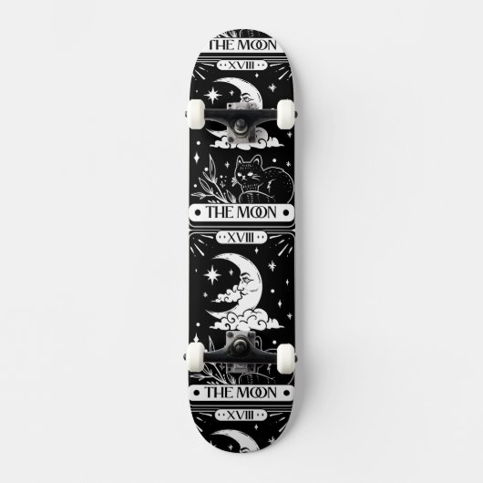 De Moon Tarot Kaart Skateboard (Voorkant)