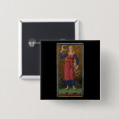 De Moon Tarot-kaart Vierkante Button 5,1 Cm (Voorkant /achterkant)