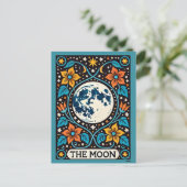 De Moon Tarot Kaart Volle Maan Luna (Staand voorkant)