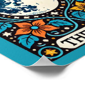 De Moon Tarot Kaart Volle Maan Luna Poster (Hoek)