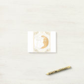 De Moon Tarot XVII geïnspireerde zwarte kat heks P Post-it® Notes (Op bureau)