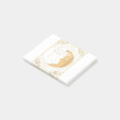 De Moon Tarot XVII geïnspireerde zwarte kat heks P Post-it® Notes (Schuin)