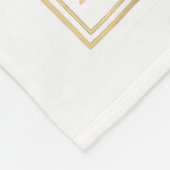 De Moon Tarot XVII is de inspiratie voor Black Cat Fleece Deken (Hoek)