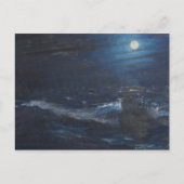 De moon van het verklikkerlicht briefkaart (Voorkant)