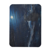 De moon van het verklikkerlicht magneet (Verticaal)