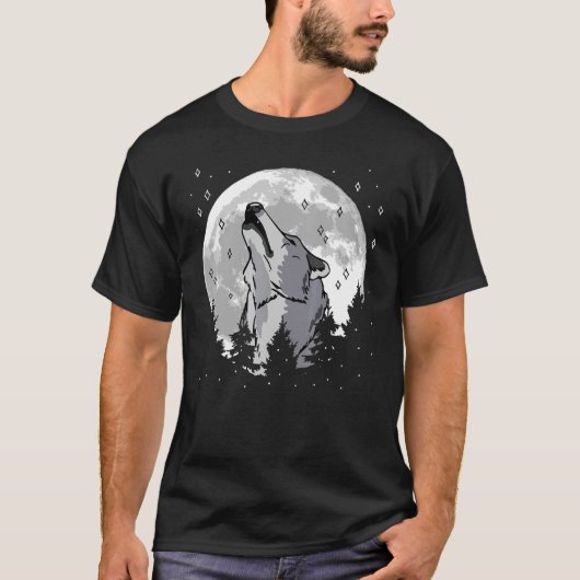 De Moon Wolven Wolf 2 T-shirt (Voorkant)