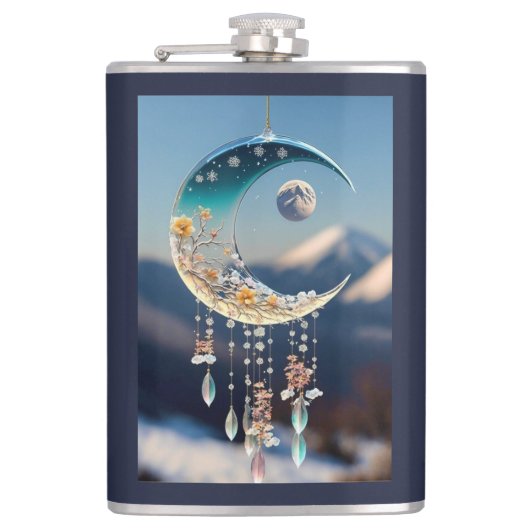 De Mooncatcher Heupfles (Voorkant)