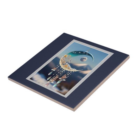 De Mooncatcher Tegeltje (Zijkant)