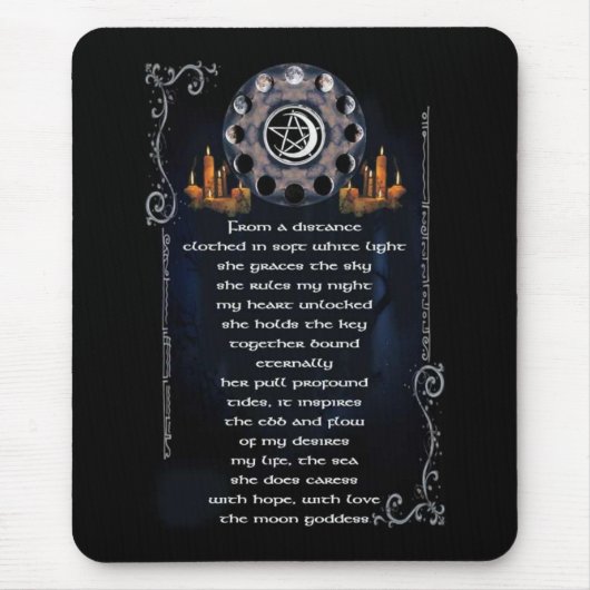 De MoonGoddess Mousepad Muismat (Voorkant)