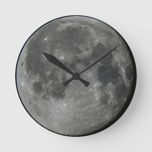 De moonklok ronde klok (Voorkant)