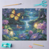 De Moonlight Butterfly Serie Ontwerp 13 Tissuepapier (Craft)