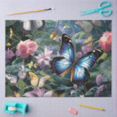 De Moonlight Butterfly Serie Ontwerp 5 Tissuepapier (Craft)