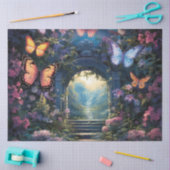 De Moonlight Butterfly Serie Ontwerp 6 Tissuepapier (Craft)