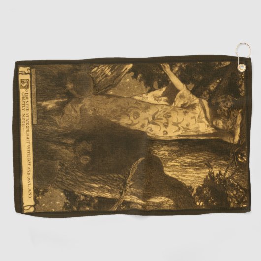 De Moonlight Guardians of the Night Golfhanddoek (Horizontaal)