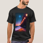 De moonlit pier t-shirt (Voorkant)