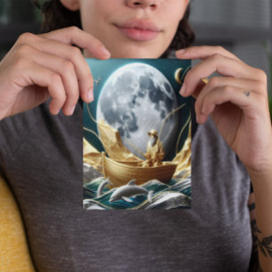 De Moonlit Visser's Dream Briefkaart