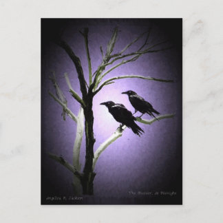 De moord om middernacht briefkaart