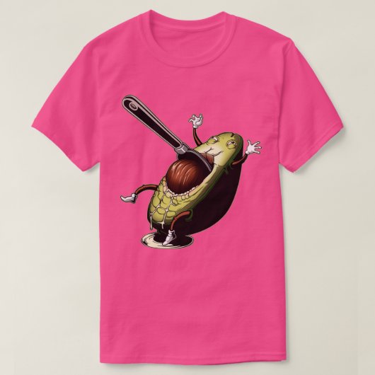De moord op Avocado T-shirt (Design voorkant)