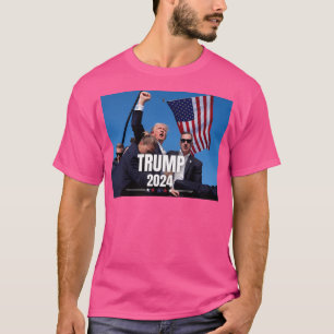 De moord op Donald Trump in 2024 overleeft de eers T-shirt