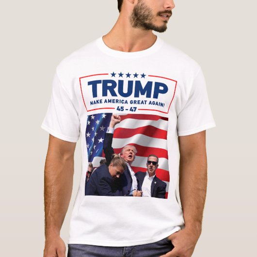 De moord op Donald Trump maakt Amerika weer groot T-shirt (Voorkant)