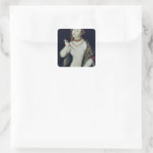 De moord op Lucpensiona, 1538 Vierkante Sticker (Tas)