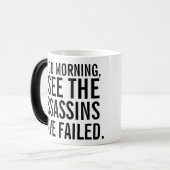 " de moordenaars hebben gefaald " - mok koffie (Voorkant links)