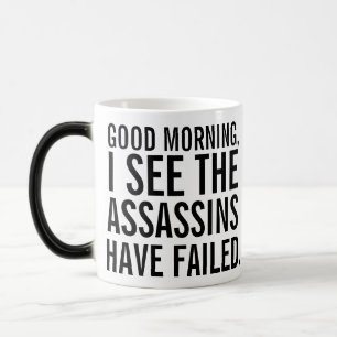 " de moordenaars hebben gefaald " - mok koffie