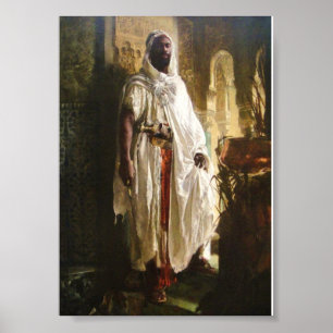 De Moorish Chief van Eduard Charlemont Poster