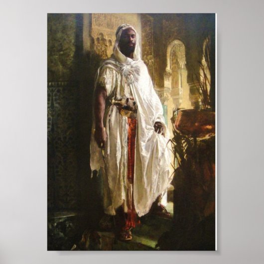 De Moorish Chief van Eduard Charlemont Poster (Voorkant)