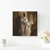 De Moorish Chief Wall Clock Vierkante Klok (Huis)
