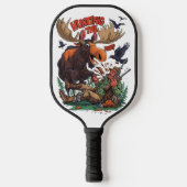 De Moose en de Jager Pickleball Paddle (Voorkant)