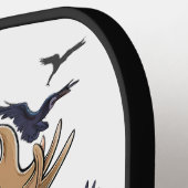 De Moose en de Jager Pickleball Paddle (Links Detail)