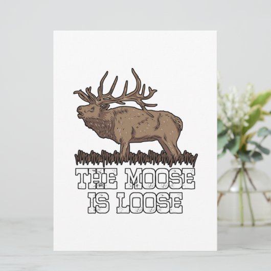 De Moose is los Save The Date (Staand voorkant)